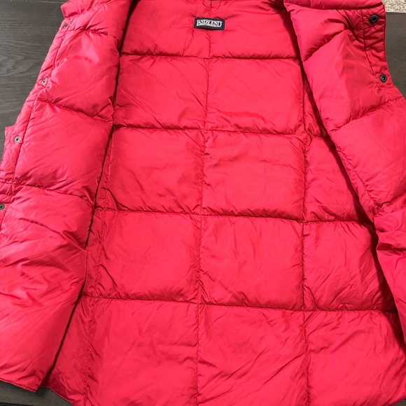 Lands’ End Men’s Goose Down Red Vest Size XL - Picture 5 of 10